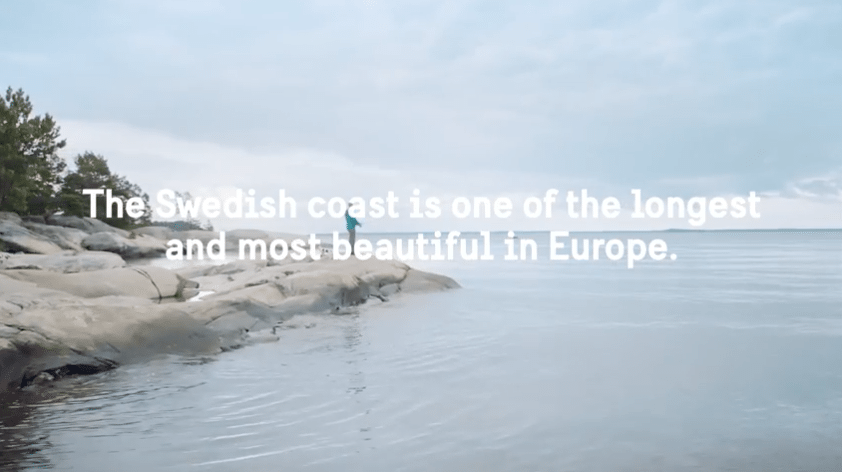 The swedish coast is one of the longest and most beautiful in Europe.